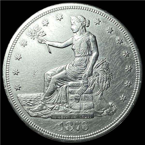 1876-S Silver Trade Dollar NICELY CIRCULATED