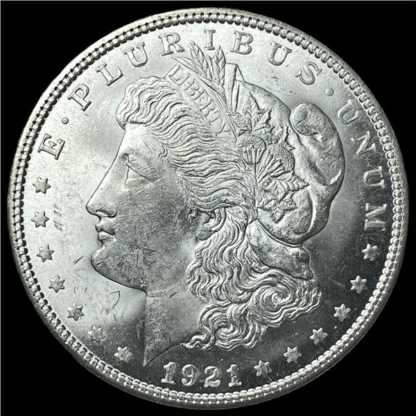 1921 Silver Morgan Dollar CLOSELY  UNCIRCULATED