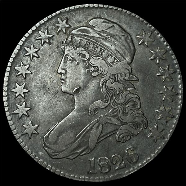 1826 Capped Bust Half Dollar CLOSELY  UNCIRCULATED