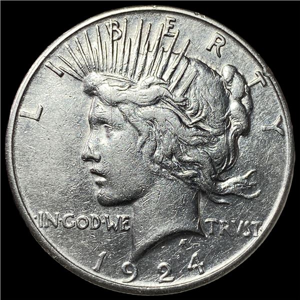 1924 Peace Silver Dollar CLOSELY UNCIRCULATED