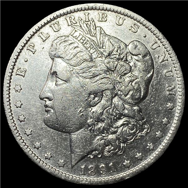 1891-S Silver Morgan Dollar CLOSELY  UNCIRCULATED