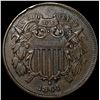 Image 1 : 1864 Bronze Two-Cent Piece CLOSELY  UNCIRCULATED