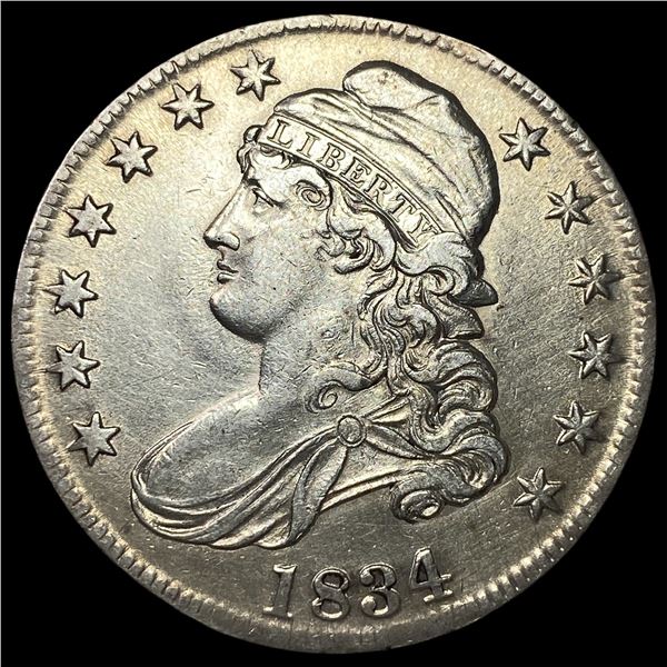 1834 Capped Bust Half Dollar CHOICE AU