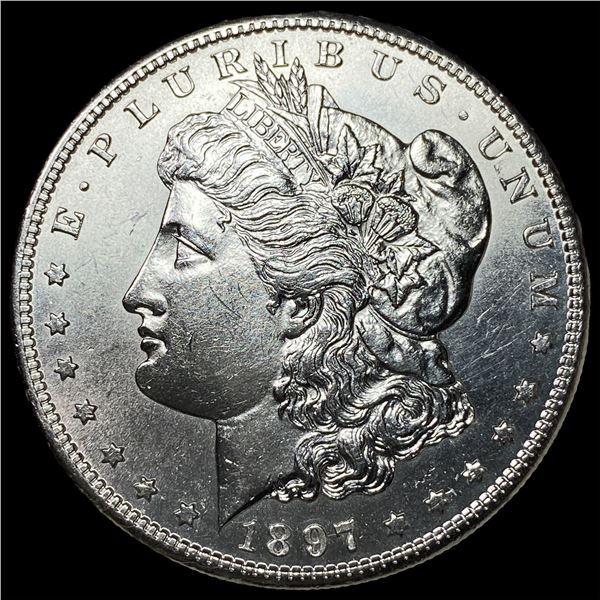 1897-S Silver Morgan Dollar CHOICE BU