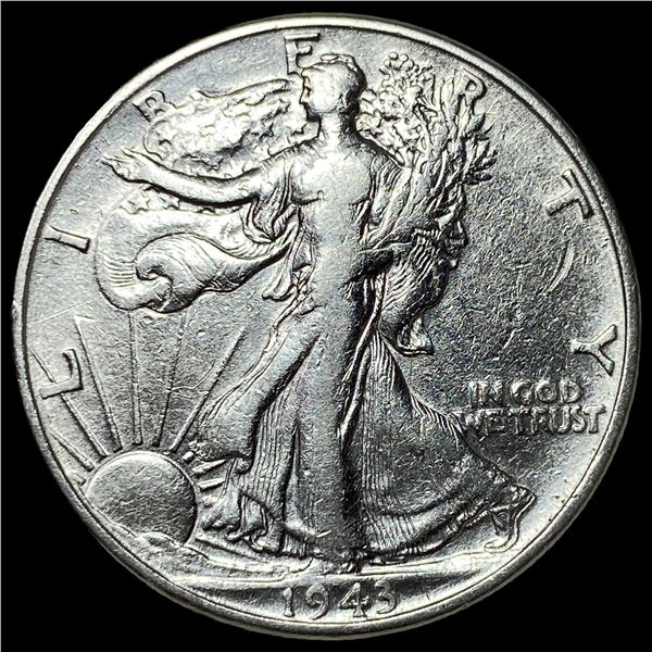 1943 Walking Liberty Half Dollar LIGHTLY  CIRCULATED
