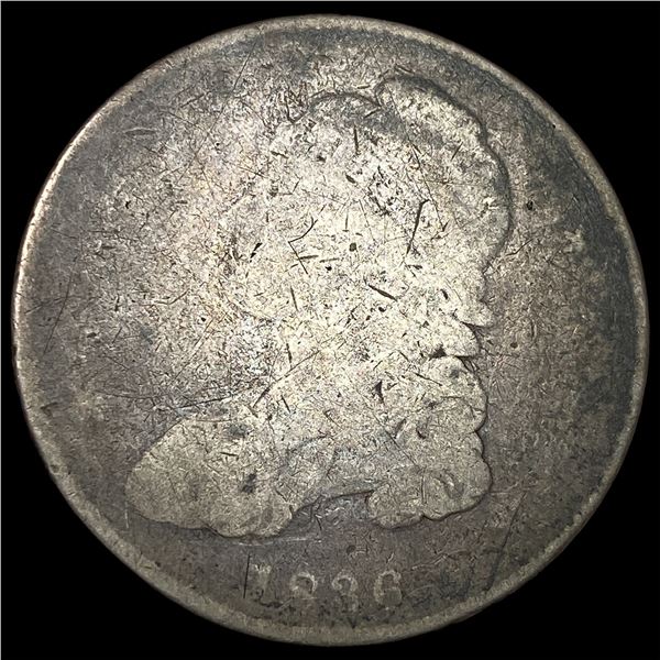 1836 Capped Bust Half Dollar NICELY  CIRCULATED