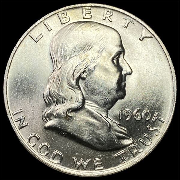 1960-D Silver Half Dollar Franklin CHOICE BU