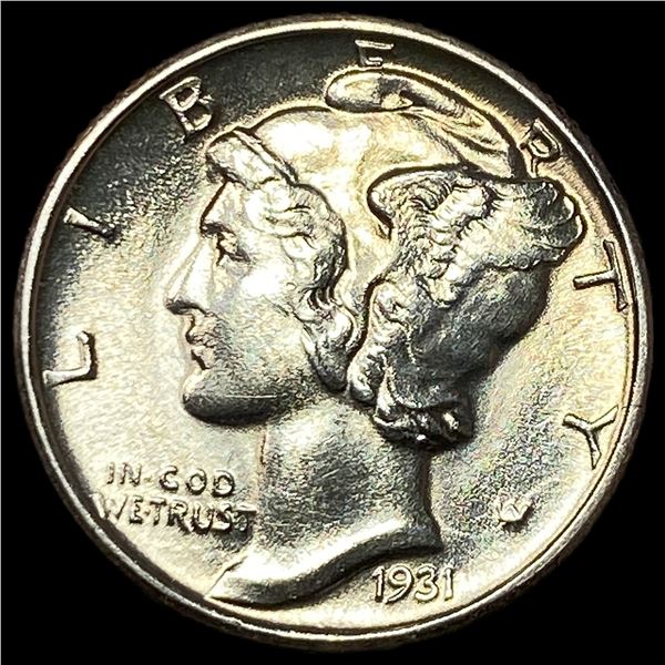 1931-D Silver Mercury Dime GEM BU