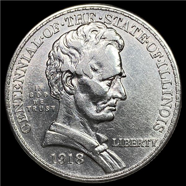 1918 Silver Half Dollar Illinois Centennial  UNCIRCULATED