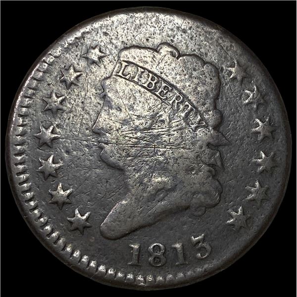 1813 Classic Head Large Cent NICELY  CIRCULATED