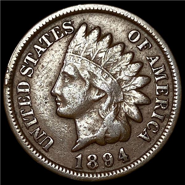 1894 Indian Head Cent NICELY CIRCULATED