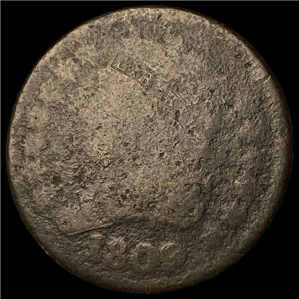 1809 Classic Head Half Cent NICELY CIRCULATED