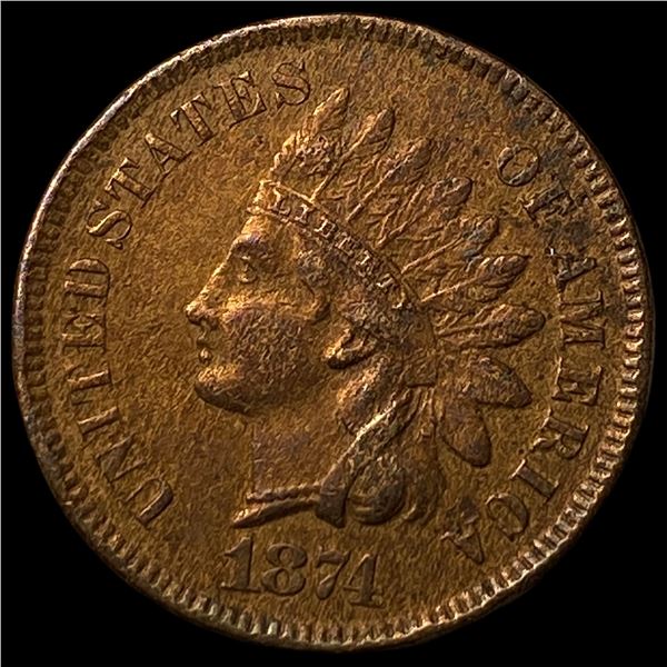 1874 Indian Head Cent HIGH GRADE
