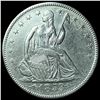 Image 1 : 1853 Arrows/Rays Silver Seated Liberty Half  Dollar CLOSELY UNCIRCULATED