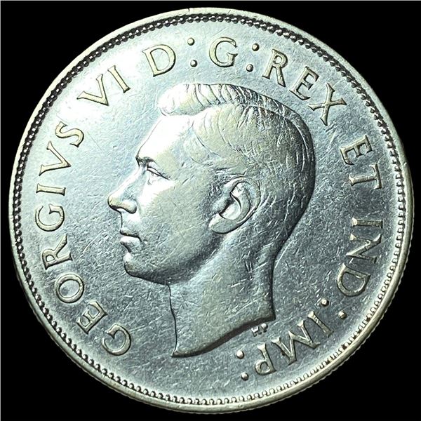 1942 Canada Silver 50 Cents HIGH GRADE