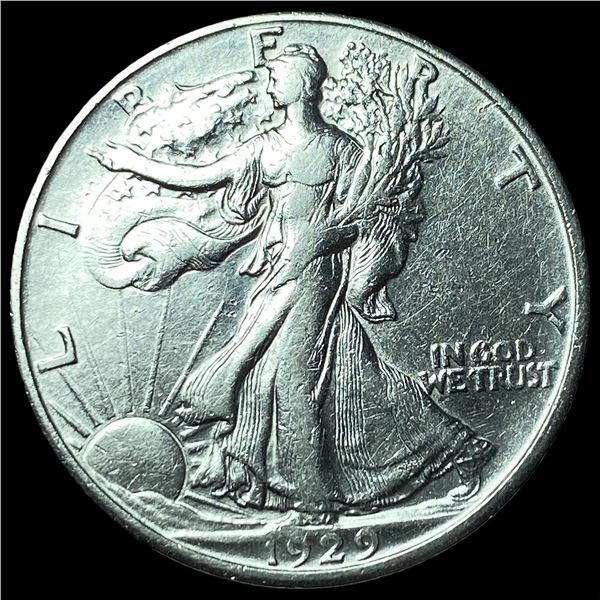 1929-D Silver Walking Liberty Half Dollar  CLOSELY UNCIRCULATED