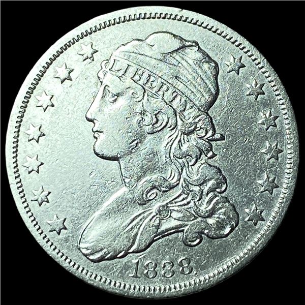 1838 Capped Bust Quarter CLOSELY UNCIRCULATED