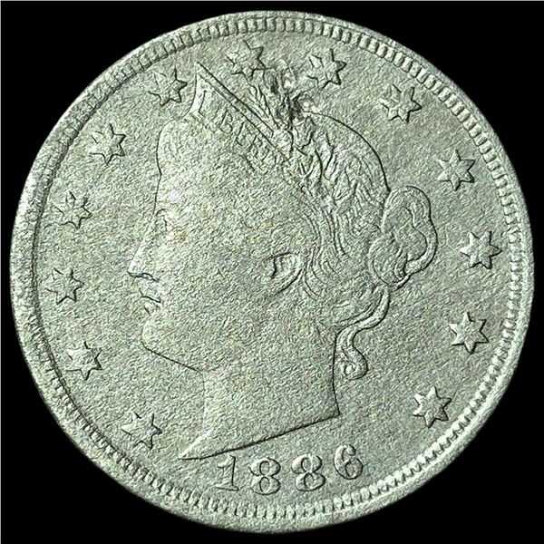 1886 Liberty Head Nickel NICELY CIRCULATED