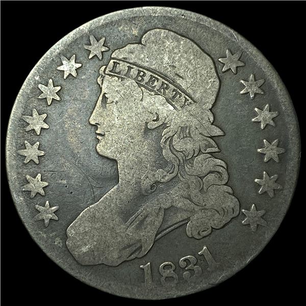 1831 Capped Bust Half Dollar NICELY  CIRCULATED