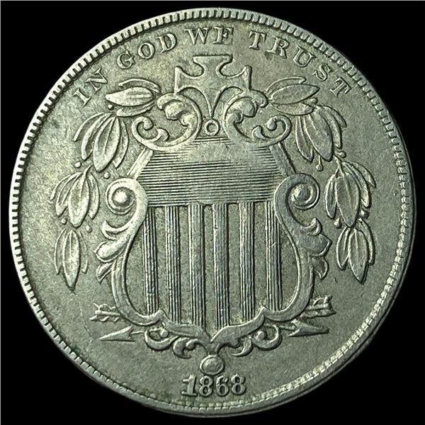 1868 Shield Nickel LIGHTLY CIRCULATED