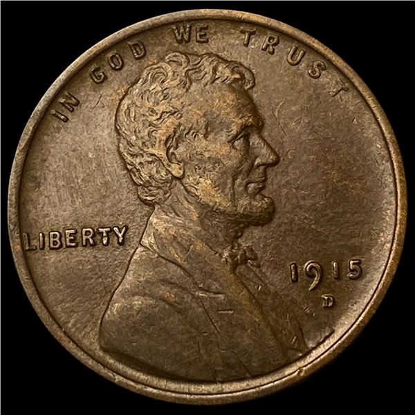 1915-D Lincoln Wheat Cent CHOICE AU