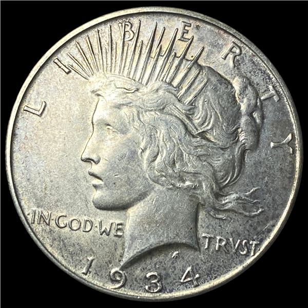 1934-D Silver Peace Dollar CLOSELY  UNCIRCULATED