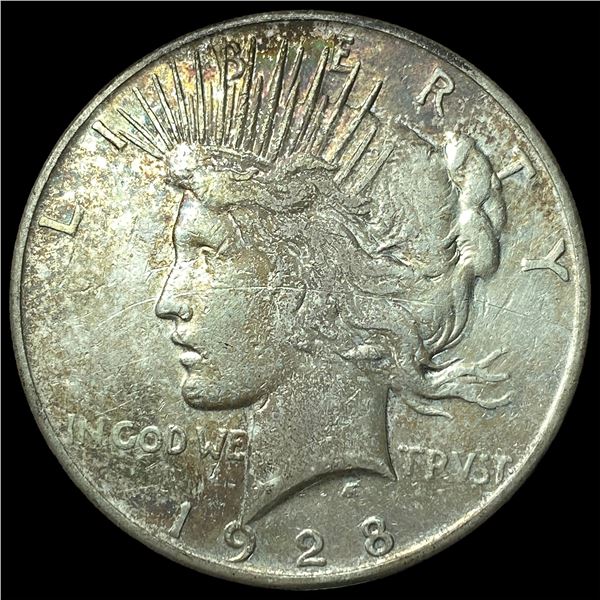 1928 Silver Peace Dollar LIGHTLY CIRCULATED