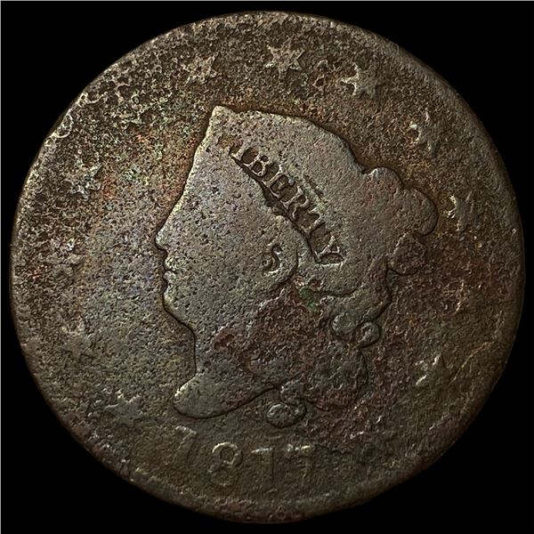 1817 Coronet Head Large Cent LIGHTLY  CIRCULATED