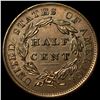 Image 2 : 1835 Copper Half Cent UNCIRCULATED