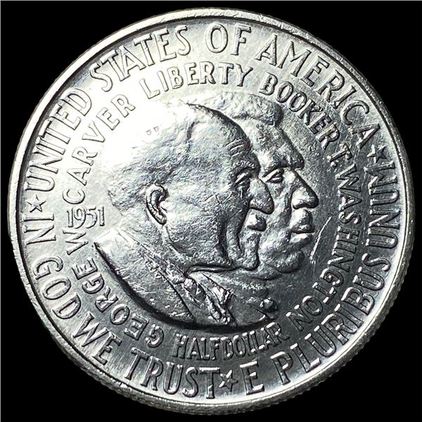 1951 Silver Half Dollar Booker T.  Washington/Carver UNCIRCULATED