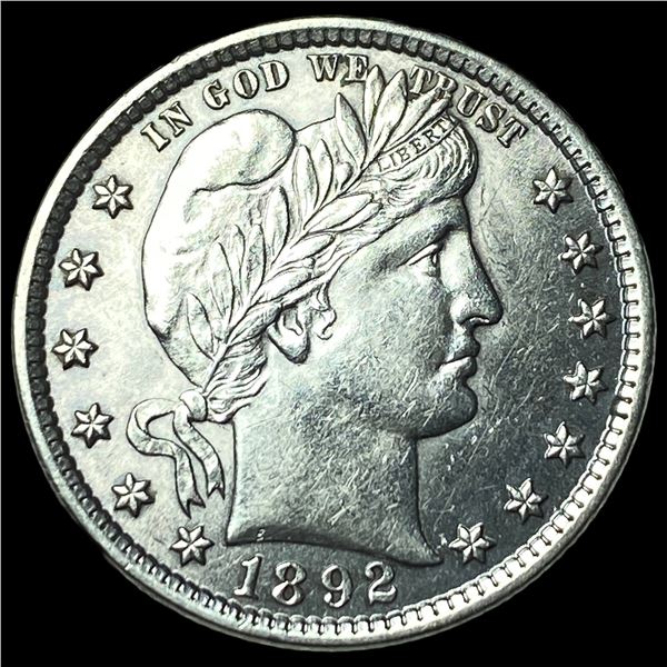 1892 Silver Barber Quarter UNCIRCULATED