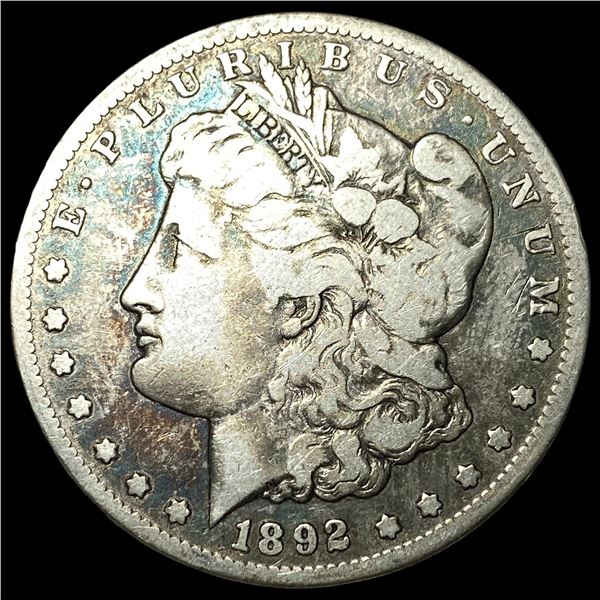 1892-CC Silver Morgan Dollar LIGHTLY  CIRCULATED