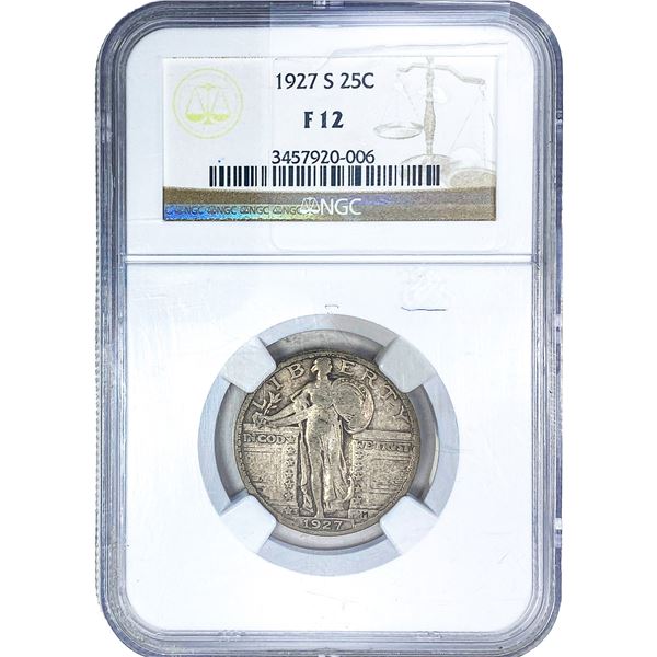 1927-S Standing Liberty Quarter NGC F12