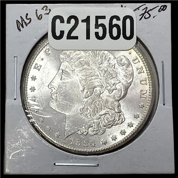 1884-CC Morgan Silver Dollar