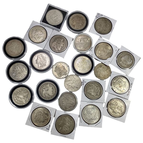 [24 Coins] Mixed Dates Morgan Silver Dollar