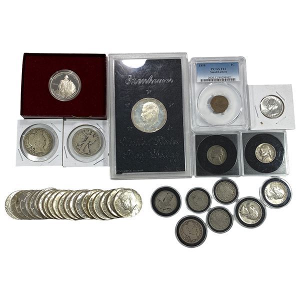 Mixed Dates Mixed U.S. Coin Lot w/ Roll