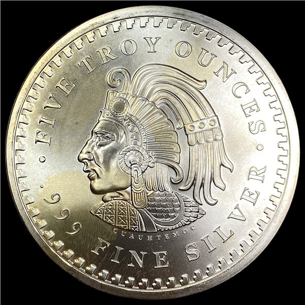 Cuauhtemoc 5 oz Silver Coin