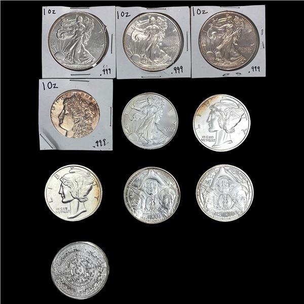 Various Dates Mixed Silver Coins 1 oz