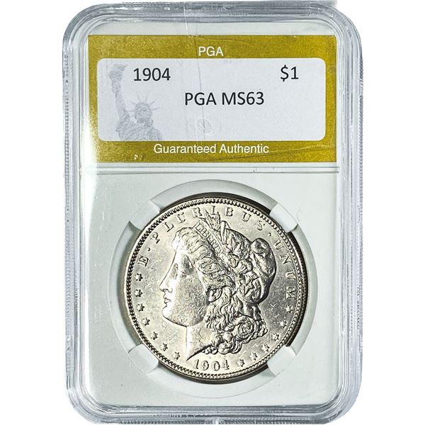 1904 Morgan Silver Dollar PGA MS63