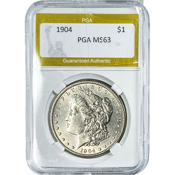 1904 Morgan Silver Dollar PGA MS63