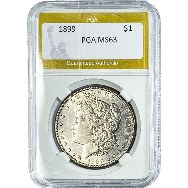 1899 Morgan Silver Dollar PGA MS63