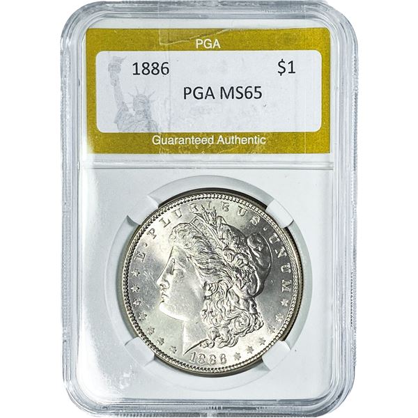 1886 Morgan Silver Dollar PGA MS65
