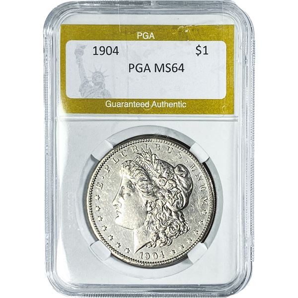 1904 Morgan Silver Dollar PGA MS64