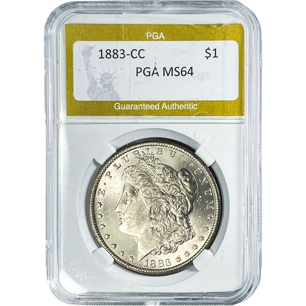 1883-CC Morgan Silver Dollar PGA MS64