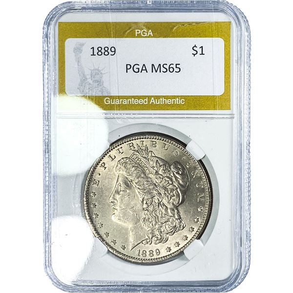 1889 Morgan Silver Dollar PGA MS65