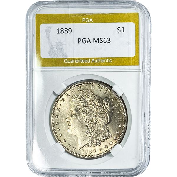 1889 Morgan Silver Dollar PGA MS63