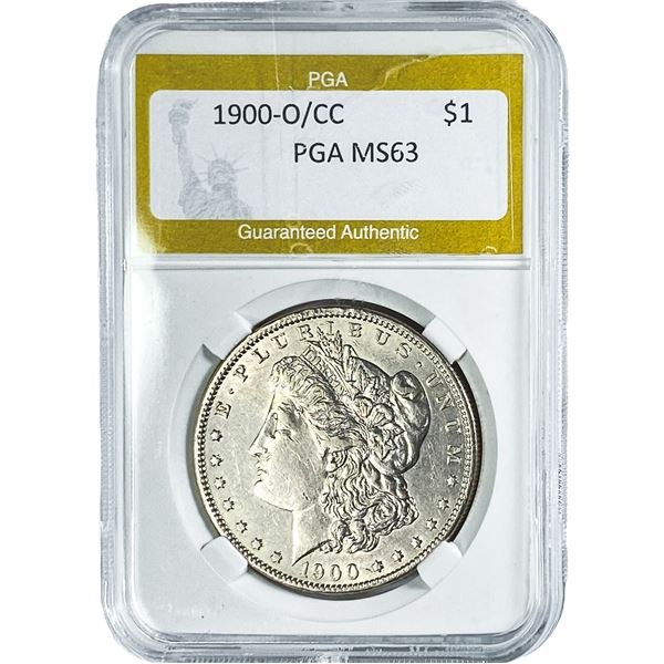 1900-O/CC Morgan Silver Dollar PGA MS63