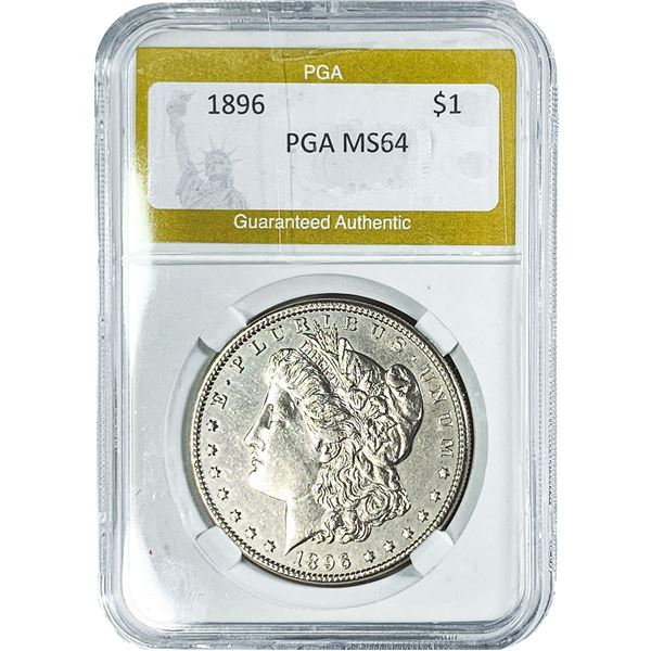 1896 Morgan Silver Dollar PGA MS64