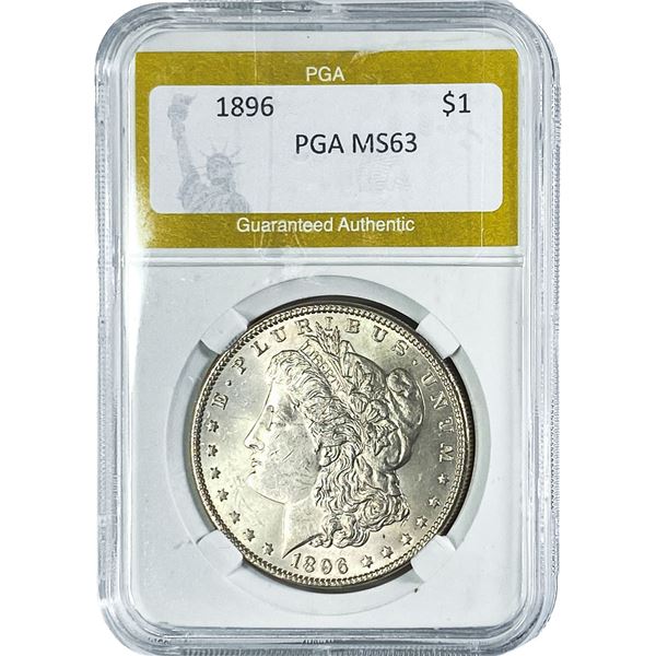 1896 Morgan Silver Dollar PGA MS63