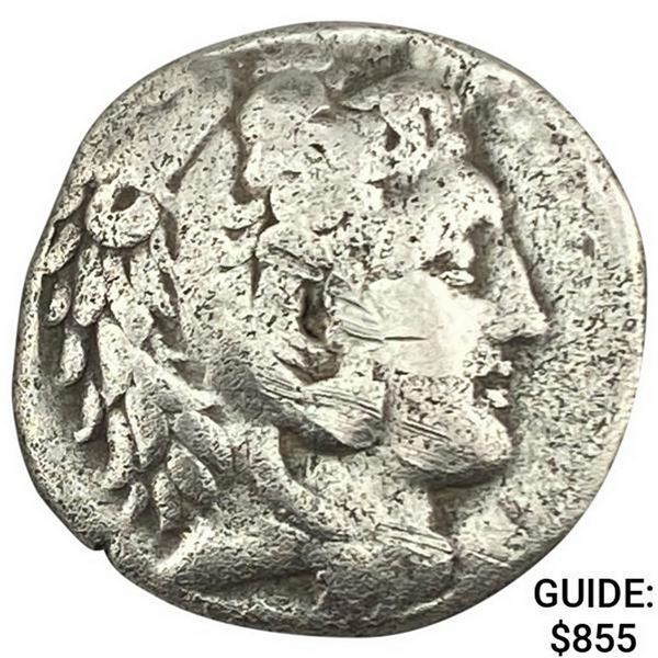 Macedon Philip III 323-317 BC Silver Tetradrachm ABOUT UNCIRCULATED